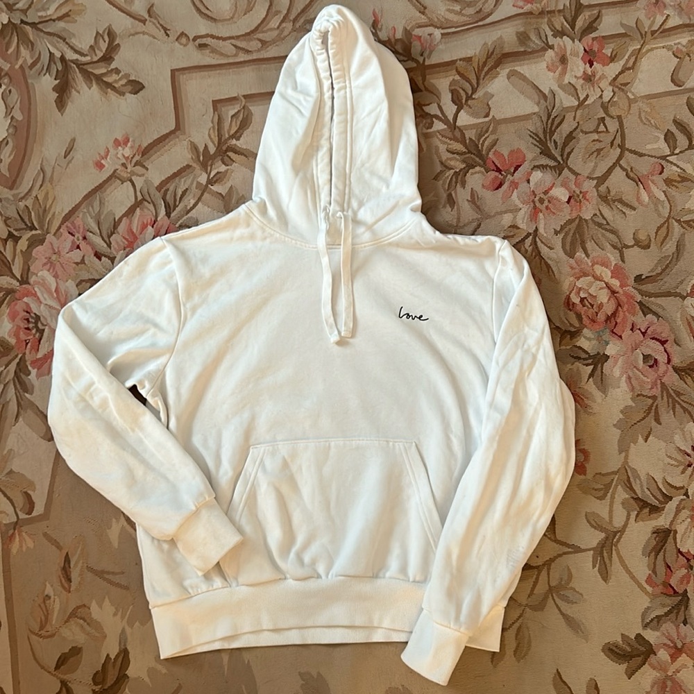 “Love” hoodie. Size M